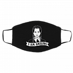 Wednesday Addams I Am Smiling Washable Reusable Custom - Printed Cloth Face Mask Cover, Black, Cloth Face Cover – Medium/Large Wednesday Addams I Am Smiling Washable Reusable Custom - Printed Cloth Face Mask Cover, Black, Cloth Face Cover – Medium/Large