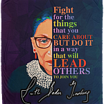 Fight For The Things You Care About Notorious Ruth Bader RBG Fleece Blanket - Premium Sherpa Blanket - Woven Blanket, White, Cozy Plush Fleece Blanket - 50x60 Fight For The Things You Care About Notorious Ruth Bader RBG Fleece Blanket - Premium Sherpa Blanket - Woven Blanket, White, Cozy Plush Fleece Blanket - 50x60