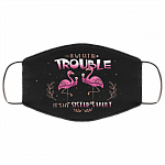 If We Get In Trouble It's My Friend's Fault Pink Flamingo Washable Reusable Custom - Printed Cloth Face Mask Cover, Black, Cloth Face Cover – Medium/Large If We Get In Trouble It's My Friend's Fault Pink Flamingo Washable Reusable Custom - Printed Cloth Face Mask Cover, Black, Cloth Face Cover – Medium/Large