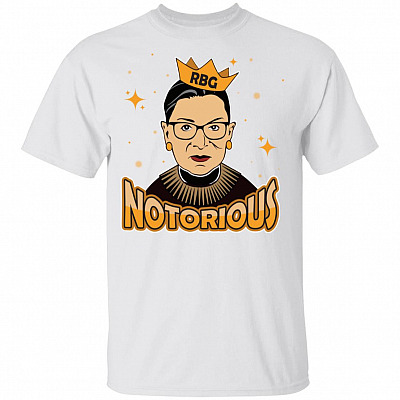 Notorious RBG - Ruth Bader Ginsburg Toddler - Youth Shirt, White, Youth T-Shirt
