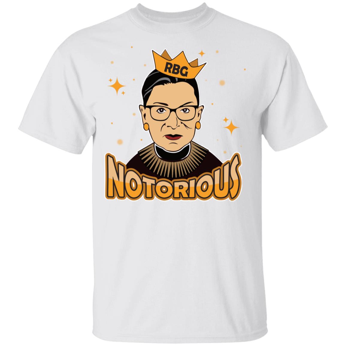 Notorious RBG - Ruth Bader Ginsburg Toddler - Youth Shirt, White, Youth T-Shirt