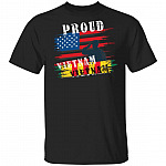 Proud Vietnam Veteran T-Shirt - V-Neck Tee, Black, Unisex T-Shirt