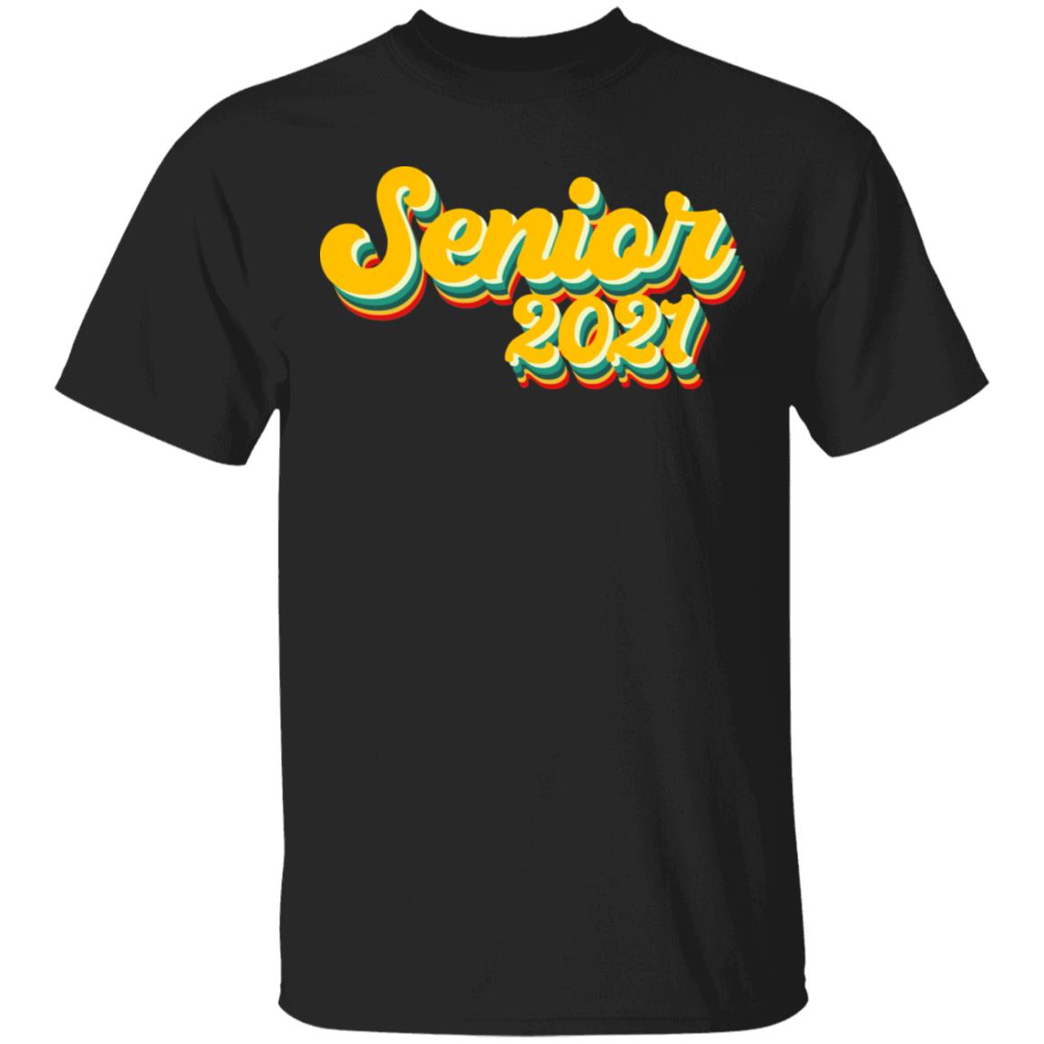 Senior 2021 Retro Graduation T-Shirt Student Senior Shirt Graduation Tee, Black, Unisex T-Shirt Senior 2021 Retro Graduation T-Shirt Student Senior Shirt Graduation Tee, Black, Unisex T-Shirt