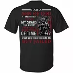 June I Am A Son Of God American Flag Print On Back T-Shirt - American Soldier June Birthday Shirt, Black, Unisex T-Shirt