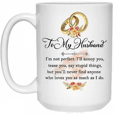 15 oz. White Mug