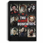 The Bloody Bunch Gallery Wrapped Framed Canvas Prints - Unframed Poster - Home Decor Wall Art, Black, 0.75'' Framed Canvas
