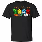 Spooky Autism Halloween Puzzle Youth T-Shirt, Black, Youth T-Shirt