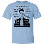 When There Are Nine On Supreme-Court RBG Feminist T-Shirt, Light Blue, Unisex T-Shirt