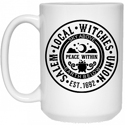 15 oz. White Mug