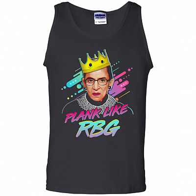 Plank Like RBG Ruth Bader Ginsburg Unisex Tank Top, Black, Unisex Tank Top