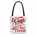 Wine Is My Magic Potion All Over Print Tote Bag - Shoulder Bag