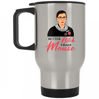 14 oz. Silver Travel Mug