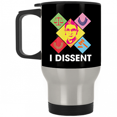 14 oz. Silver Travel Mug