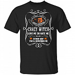 Crazy Witch Love Me Or Hate Me T-Shirt - Funny Witch Halloween Costume Shirt, Black, Unisex T-Shirt Crazy Witch Love Me Or Hate Me T-Shirt - Funny Witch Halloween Costume Shirt, Black, Unisex T-Shirt