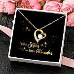 8Th. Best Sister 11 Forever Love Necklace (Gold) 4