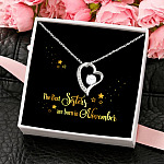 8Th. Best Sister 11 Forever Love Necklace (Silver) 4
