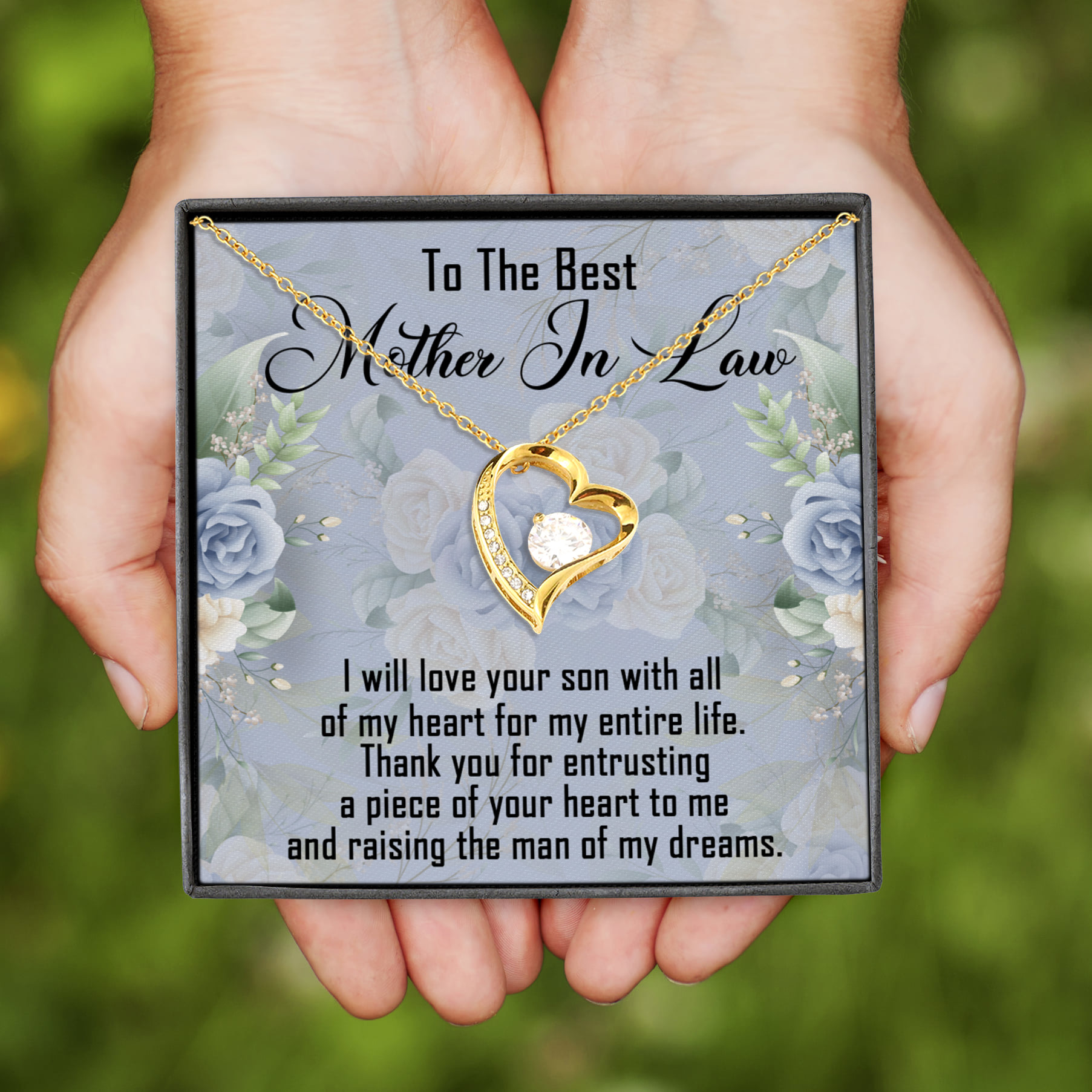 1MH. Mother Of Groom(5) Forever Love Necklace (Gold)