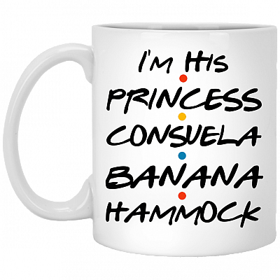 I'm Her Crap Bag I'm His Princess Consuela Couple Ceramic Coffee Mug - Beer Stein - Water Bottle - Color Changing Mug, White, 11 oz. White Mug