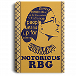 Stronger People Stand Up For Others Notorious RBG Framed Canvas Print - Unframed Poster, White, 0.75'' Framed Canvas Stronger People Stand Up For Others Notorious RBG Framed Canvas Print - Unframed Poster, White, 0.75'' Framed Canvas