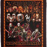 This Is My Horror Movie Watching Blanket Fleece Blanket - Premium Sherpa Blanket - Woven Blanket, White, Cozy Plush Fleece Blanket - 50x60 This Is My Horror Movie Watching Blanket Fleece Blanket - Premium Sherpa Blanket - Woven Blanket, White, Cozy Plush Fleece Blanket - 50x60