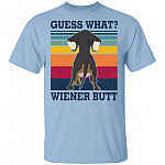 Guess What Wiener Butt T-Shirt - Funny Dachshund Shirt, Light Blue, Unisex T-Shirt