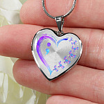 No Story Should End Too Soon - Suicide Awareness Heart Pendant Necklace - Suicide Prevention Necklace - Heart Luxury Necklace (Silver)