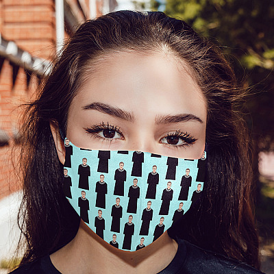 Alternative view of Notorious RBG - Ruth Bader Ginsburg Washable Reusable Custom - Printed Cloth Face Mask Cover