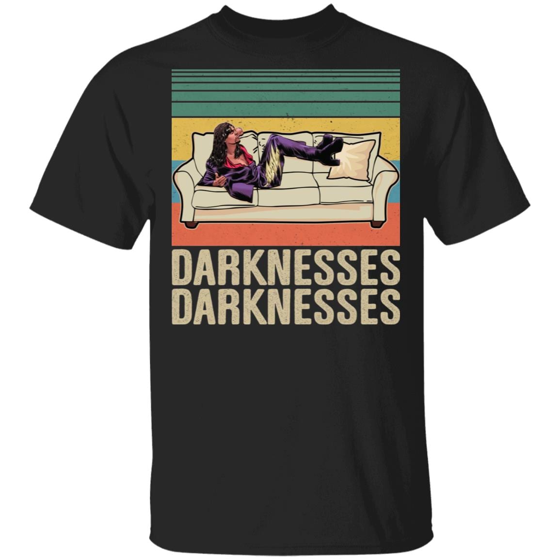 Darknesses T-Shirt - Funny Vintage Movie Shirt, Black, Unisex T-Shirt