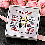 1.To my Mom_Son Forever Love Necklace (Gold) 4
