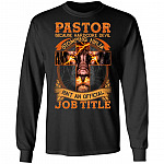 Pastor Because Devil Stomping Ninja Isn't Job Title Hoodie - Sweatshirt - Long Sleeve Shirt, Black, Long Sleeve Pastor Because Devil Stomping Ninja Isn't Job Title Hoodie - Sweatshirt - Long Sleeve Shirt, Black, Long Sleeve