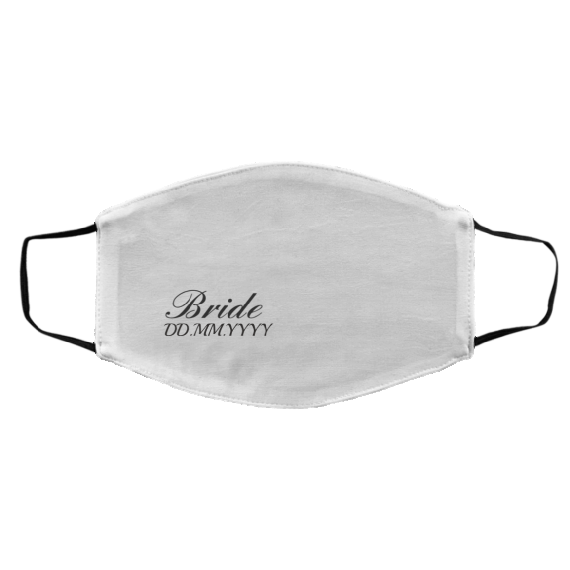 Personalized Wedding Face Mask - Bride and Groom Costume Printed Face Mask - Face Mask For Bride, White, Cloth Face Cover – Medium/Large Personalized Wedding Face Mask - Bride and Groom Costume Printed Face Mask - Face Mask For Bride, White, Cloth Face Cover – Medium/Large