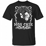 Cara Mia Addams Family Gomez And Morticia Shirt - My Beloved Couple Halloween Horror Movie Killers Shirt, Black, Unisex T-Shirt