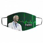 Helth Meme Man Doctor Washable Reusable Custom – Printed Cloth Face Mask Cover - Funny Meme Face Mask, White, Cloth Face Cover – Medium/Large Helth Meme Man Doctor Washable Reusable Custom – Printed Cloth Face Mask Cover - Funny Meme Face Mask, White, Cloth Face Cover – Medium/Large