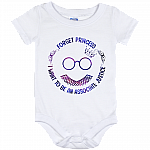 Forget Princess I Want To Be An Associate Justice Feminism RBG Collar Baby Onesie - RBG Infant Bodysuit, White, Baby Onesie - 12 Month