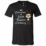 My Patronus Is Ruth Bader Ginsburg RBG T-Shirt - V-Neck, Black, V-Neck T-Shirt