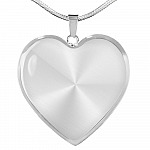 Custom Image Family and Your Love Heart Pendant Necklace - Heart Luxury Necklace (Silver) Custom Image Family and Your Love Heart Pendant Necklace - Heart Luxury Necklace (Silver)