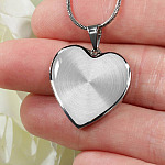 Custom Image Family and Your Love Heart Pendant Necklace - Heart Luxury Necklace (Silver) Custom Image Family and Your Love Heart Pendant Necklace - Heart Luxury Necklace (Silver)