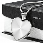 Custom Image Family and Your Love Heart Pendant Necklace - Heart Luxury Necklace (Silver) Custom Image Family and Your Love Heart Pendant Necklace - Heart Luxury Necklace (Silver)