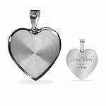 Custom Image Family and Your Love Heart Pendant Necklace - Heart Luxury Necklace (Silver) Custom Image Family and Your Love Heart Pendant Necklace - Heart Luxury Necklace (Silver)