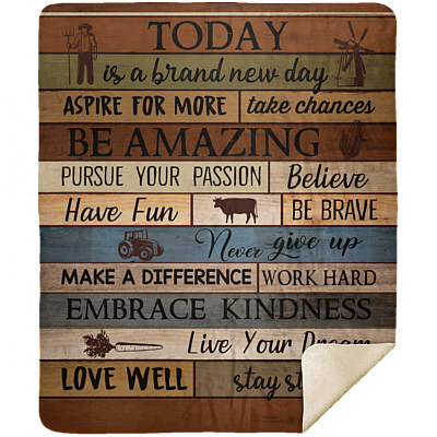 Premium Mink Sherpa Blanket - 50x60