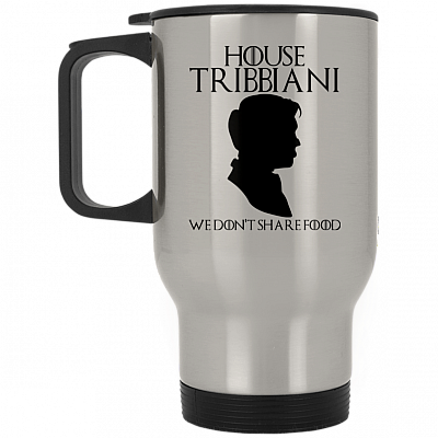 14 oz. Silver Travel Mug