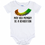 May Her Memory Be A Revolution Baby Onesie - Toddler Baby Infant Bodysuit, White, Baby Onesie - 12 Month