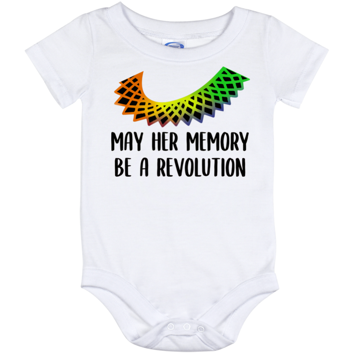 May Her Memory Be A Revolution Baby Onesie - Toddler Baby Infant Bodysuit, White, Baby Onesie - 12 Month