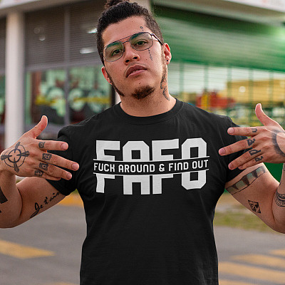 Alternative view of FAFO Fuck Around And Find Out Funny 2020 T-shirt - V-neck - F.A.F.O Sarcasm Tee Shirt 2020