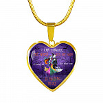 Nightmare Before I Can Conquer the World with One Hand Heart Pendant Necklace - Heart Luxury Necklace (Gold Plated)