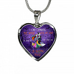 Nightmare Before I Can Conquer the World with One Hand Heart Pendant Necklace - Heart Luxury Necklace (Silver)