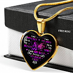 I Am His Eyes I Am His Voice He Is My Wings I Am His Wife He Is My Guardian Angel Butterfly Heart Pendant Necklace - Heart Luxury Necklace (Gold Plated) I Am His Eyes I Am His Voice He Is My Wings I Am His Wife He Is My Guardian Angel Butterfly Heart Pendant Necklace - Heart Luxury Necklace (Gold Plated)