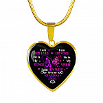 I Am His Eyes I Am His Voice He Is My Wings I Am His Wife He Is My Guardian Angel Butterfly Heart Pendant Necklace - Heart Luxury Necklace (Gold Plated) I Am His Eyes I Am His Voice He Is My Wings I Am His Wife He Is My Guardian Angel Butterfly Heart Pendant Necklace - Heart Luxury Necklace (Gold Plated)