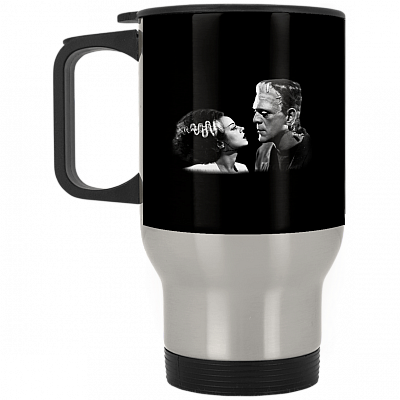 14 oz. Silver Travel Mug