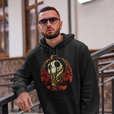 Alternative view of Freddy Skellington T-shirt - Freddy Kruger Jack Skellington Halloween Horror Movie Hoodie - Sweatshirt